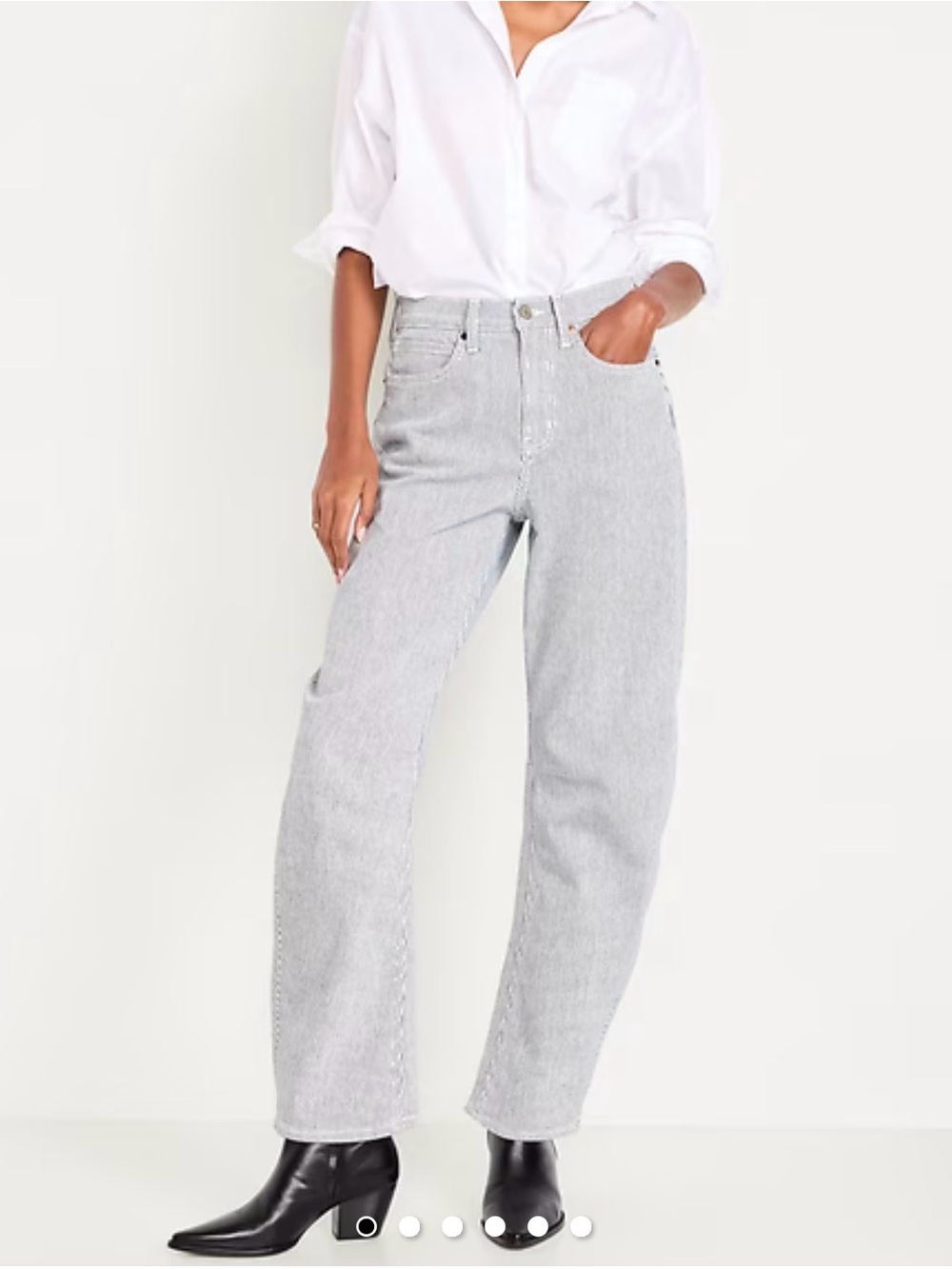 Old Navy Barrel Baggy High-Rise Jeans 2
